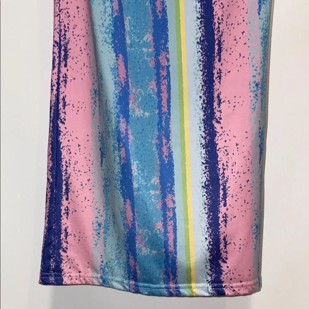 Colorful Striped Maxi Skirt